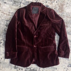 Zara velvet blazer